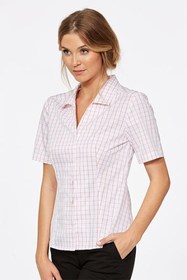 'Corporate Reflection' Ladies Graph Short Sleeve Shirt