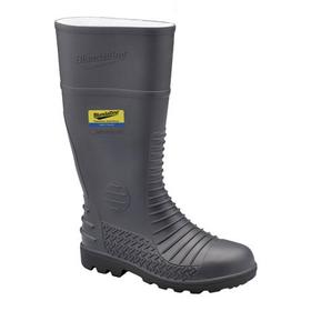 'Blundstone' Grey Waterproof Safety Gumboots with Comfort Arch and  Steel Toe