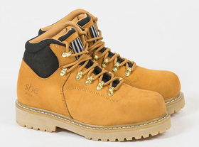 'She Wear' She Does Womens Safety Work Boot (Hiker Style) - Wheat