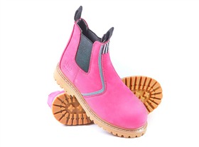 womens pink work boots