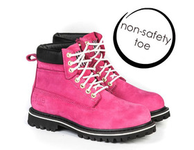 'She Wear' She Works Womens (Non-Safety Toe) Work Boot - Hot Pink