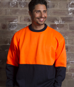 'Aussie Kings' Hi-Vis Optimus Crew Neck Fleecy