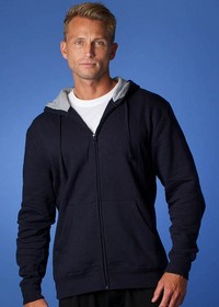 'Aussiepacific' Mens Kozi Zip Thru Kanga Pocket Hoodie
