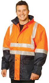 'Winning Spirit' Adults HiVis Two Tone Jacket with Reflective Tape