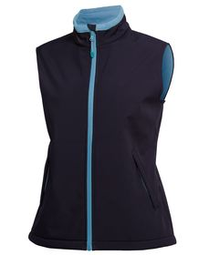 'JB' Ladies Podium Water Resistant Softshell Vest