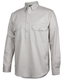 'JB' CofC Longreach Long Sleeve Close Front Shirt