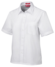 'JB' Ladies Short Sleeve Original Poplin Shirt