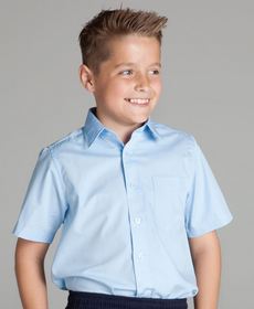 'JB' Kids Short Sleeve Poplin Shirt
