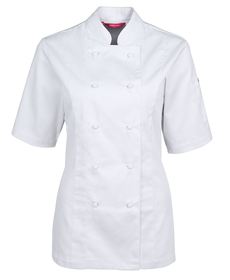 'JB' Ladies Vented Short Sleeve Chef Jacket