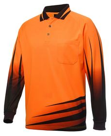 'JB' HiVis (Day Only) Long Sleeve Rippa Sub Polo