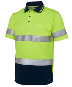 'JB' Hi Vis (Day and Night) Traditional Short Sleeve Polo