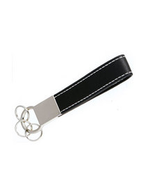 'Quoz' Leather Strap Keyring
