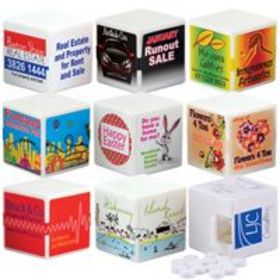 'Logo-Line' White Cube Breath Mints