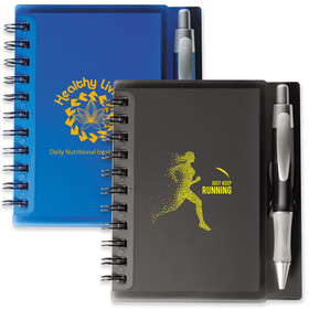 'Logo-Line' Spiral Notebook With Pen