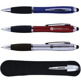 'Logo-Line' Santa Fe Stylus Ballpoint Pen