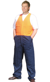 'Winning Spirit' Mens HiVis Action Back Overall Stout Size