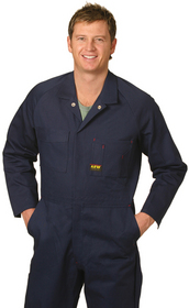 'Winning Spirit' Mens Action Back Coverall In Heavy Cotton Pre-Shrunk Drill Stout Size