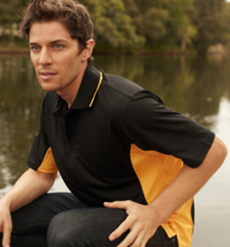 'Bocini' Mens Breezeway Panel Polo