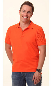 'Winning Spirit' Mens Connection CoolDry Solid Colour Pique Polo
