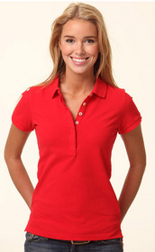 'Winning Spirit' Ladies Connection CoolDry Solid Colour Pique Polo