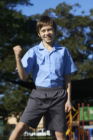 'Bocini' Boys Short Sleeve School Shirt