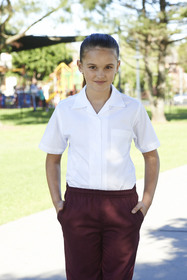 'Bocini' Girls Short Sleeve School Shirt