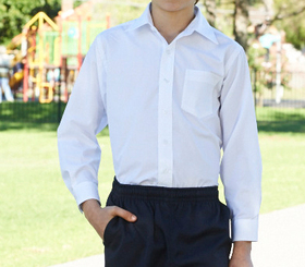 'Bocini' Boys Long Sleeve School Shirt