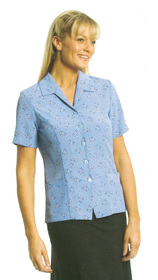 ** CLEARANCE ITEM ** - 'Totally Corporate' Ladies Short Sleeve Blouse