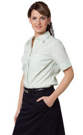'Winning Spirit' Ladies Balance Stripe Short Sleeve Shirt