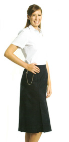 ** CLEARANCE ITEM ** - 'Totally Corporate'  Ladies Inverted Pleat Skirt