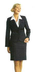 ** CLEARANCE ITEM ** - 'Totally Corporate'  Ladies Pin Stripe 2 Piece Suit