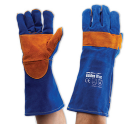 'Prochoice' Blue Heeler - Blue and Gold Kevlar Premium Glove