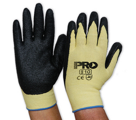 'Prochoice' Knitted Kevlar Black Nitril Glove - Nitra Grip Kevlar