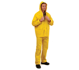 'Prochoice' Yellow PVC Rain Jacket