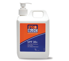 'Prochoice' Pro-Bloc 30 Plus Sunscreen 1 Litre Pump Bottle