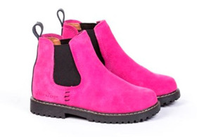 'She Wear' Junior Kids Pull On Boot - Fuschia Pink
