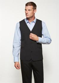 'Biz Corporate' Comfort Wool Stretch Mens Longline Vest