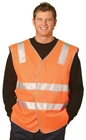 'Winning Spirit' Mens HiVis Safety Vest with 3M Reflective Tape