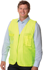 'Winning Spirit' Mens HiVis Safety Vest with ID Pocket