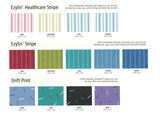 Ezylin Healthcare Stripe, Ezylin Stripe & Drift Print Fabric Colour Ranges  ddd