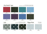 City Stretch Spot, Lulu & Pippa Print Fabric Colour Ranges  ddd