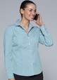 'AP Business' Ladies Epsom Modern Check Long Sleeve Shirt