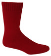 Bamboo Extra Thick Socks - Burnt Red