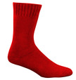 Bamboo Extra Thick Socks - Fire Red