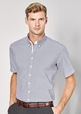 'Biz Corporate' Mens Boulevard Fifth Avenue Short Sleeve Shirt