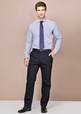 'Biz Corporate' Comfort Wool Stretch Mens Adjustable Waist Pant