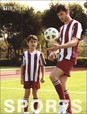 'Bocini' Kids Striped Football Jersey