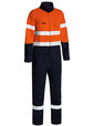 'Bisley Workwear' TenCate Tecasafe® Plus Taped HiVis 2 Tone FR Lightweight Engineered Coverall