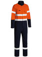 'Bisley Workwear' TenCate Tecasafe� Plus Taped HiVis 2 Tone FR Lightweight Engineered Coverall