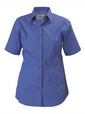 'Bisley Workwear' Ladies Short Sleeve Cross-Dyed Business Shirt